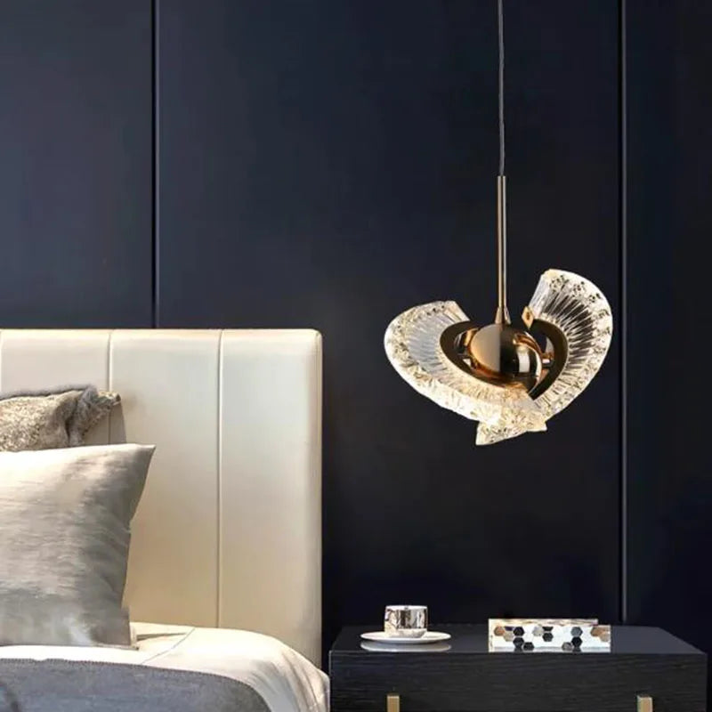 Nordique luxe suspension moderne rotatif lumière chaude plafonniers salon chambre Foyer décoration lampes suspendues - vue 3 sur 7