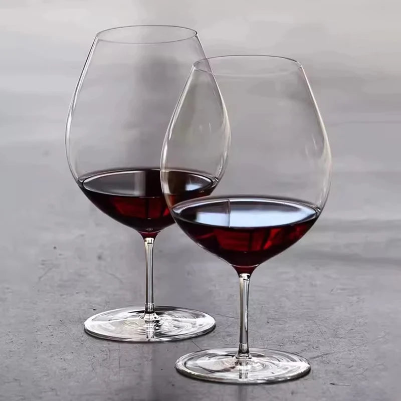 Verre à vin court cristal style kimura artisanal - vue 4 sur 7