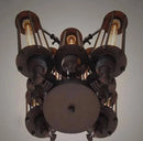 Edison ampoules lumières lustres suspension Art déco Abajur lumières noir moderne grandes lampes de Lustre créatives