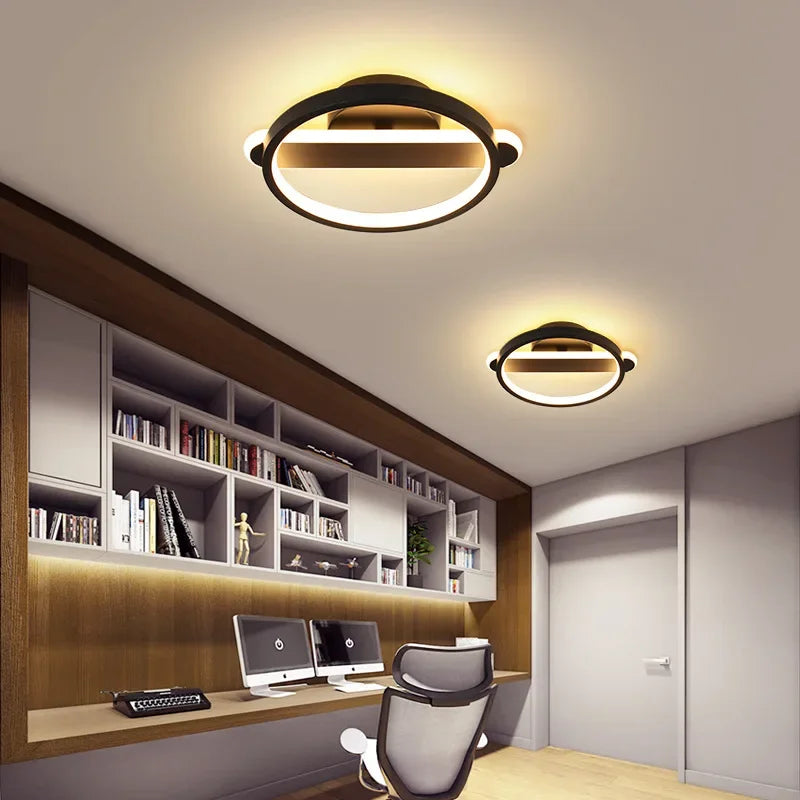 plafonnier led moderne pour intérieur design simple - vue 6 sur 10