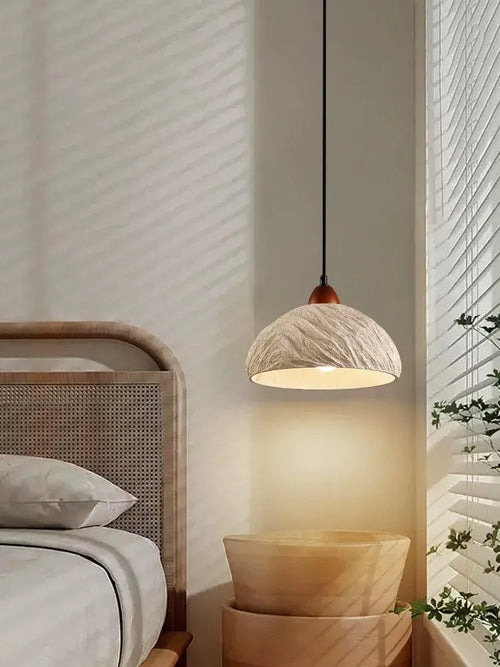 plafonnier led design en pierre pour intérieur moderne