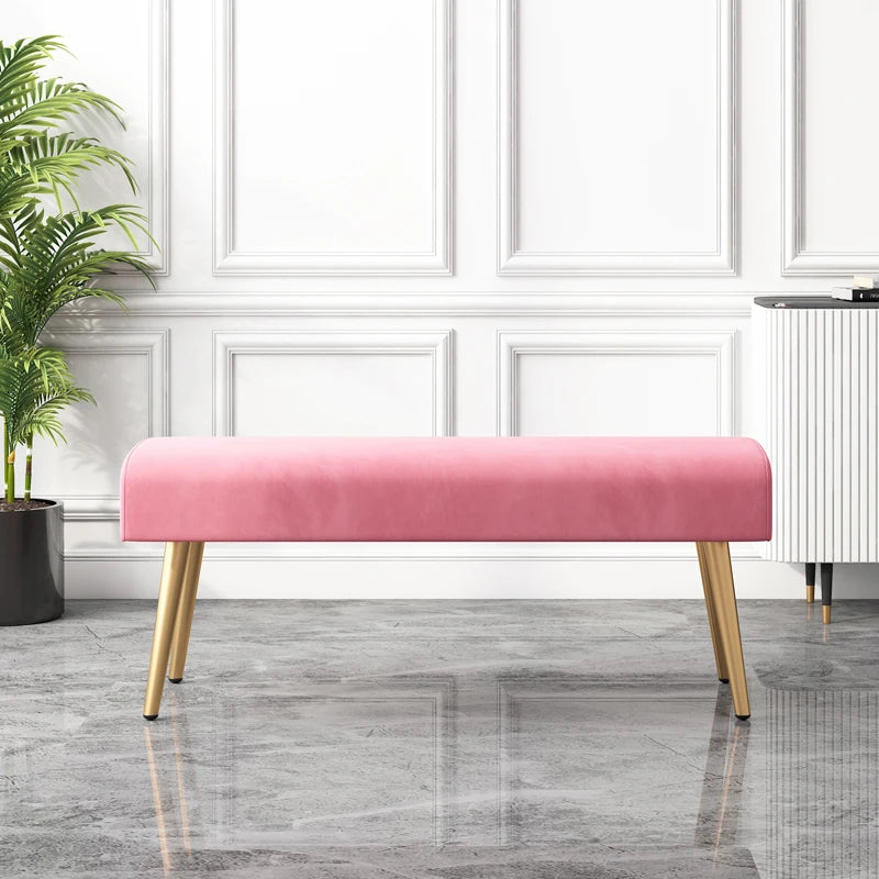 banc à chaussures moelleux pour hall d'entrée et salon - vue 3 sur 18