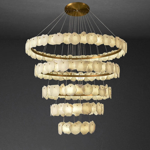 lustre en marbre naturel espagnol de grand luxe pour hôtel