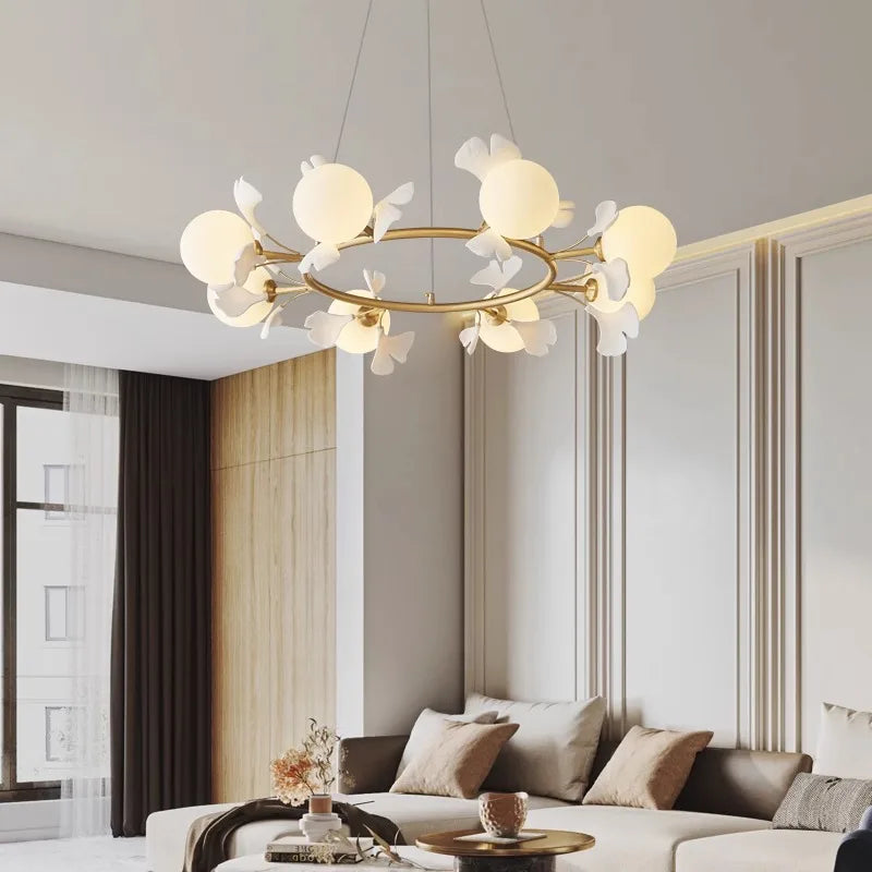 lustre suspension nordique pour éclairage intérieur salon