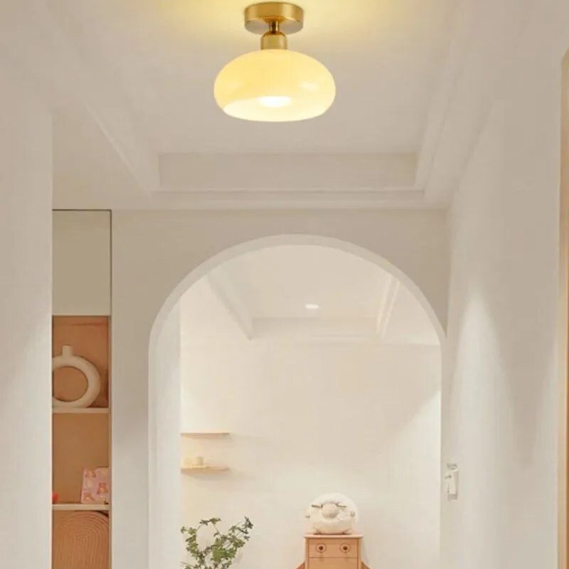 Plafonnier LEDs déco maison hôtel E27 Lustre - vue 4 sur 9