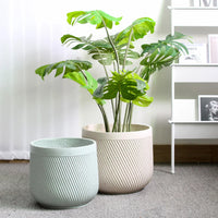 moule en silicone pour pot de fleurs en béton design européen