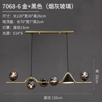 lustre moderne en verre LED pour intérieur décoratif
