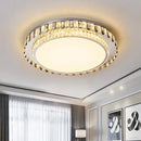plafonnier led en cristal de luxe rond moderne
