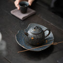 Théière japonaise en céramique style méditation kung fu