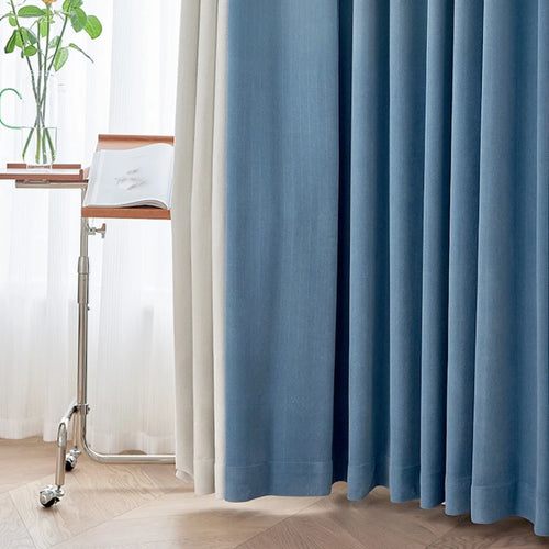 Rideau occultant moderne plissé pour salon chambre fenêtre