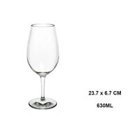 Verres a vin incassables sans pied reutilisables elegants