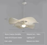 suspension en tissu style nordique pour décoration intérieure élégante