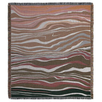 Plaid bohème paysage pastoral canapé salon et chambre