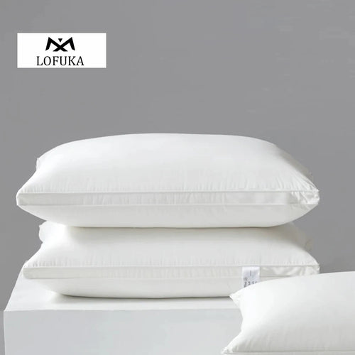 oreiller d'hiver 100 pourcent duvet d'oie housse coton anti-duvet confort sommeil
