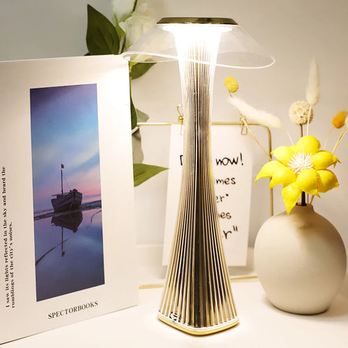 lampe champignon led déco intérieur bar restaurant chambre usb veilleuse