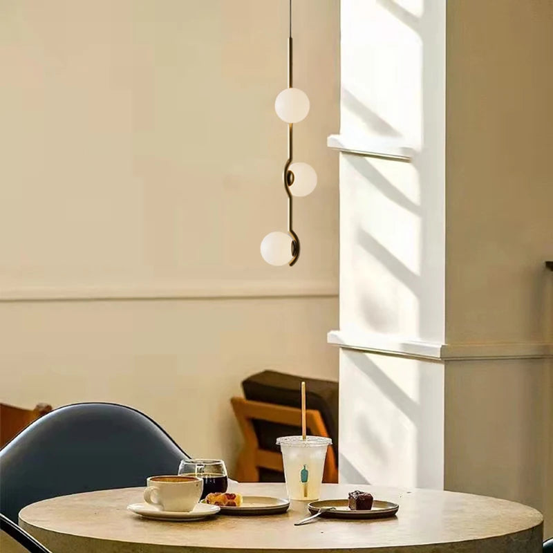 suspension moderne en verre pour décoration intérieure élégante - vue 5 sur 10