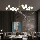 lustre style nordique moléculaire led créatif simple moderne