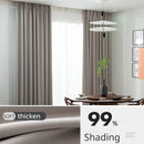 Rideau occultant épais style moderne minimaliste salon chambre