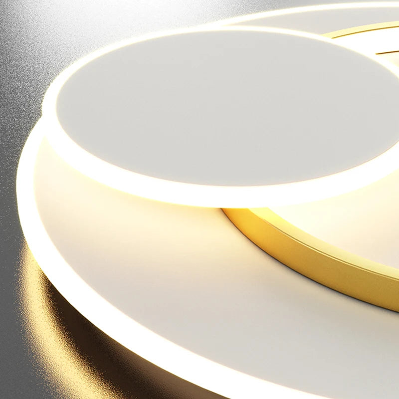 lustre circulaire moderne lumières pour éclairage intérieur décoratif - vue 7 sur 10