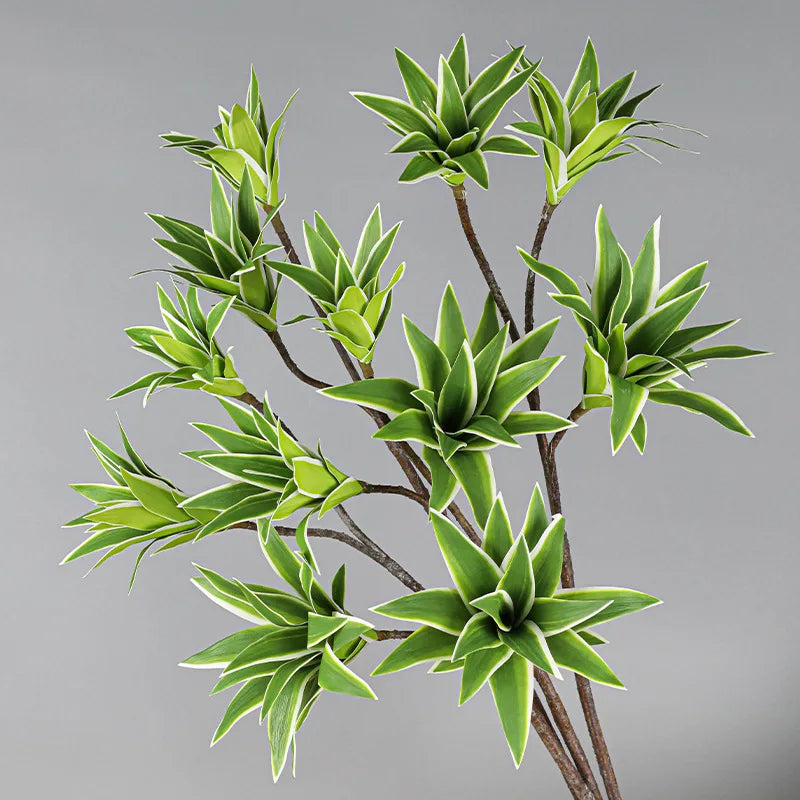 grandes branches de lys artificiels avec feuillage réaliste pour décorations