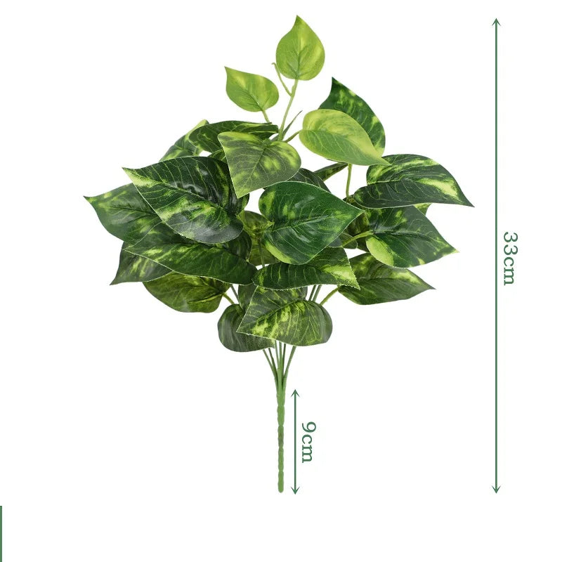 feuilles de bambou artificielles en soie pour décoration élégante - vue 18 sur 32