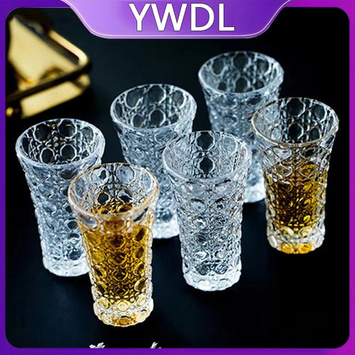 Ensemble 6 verres double paroi pour liqueurs cafe