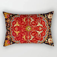 housse de coussin vintage à motif mandala pour déco intérieure