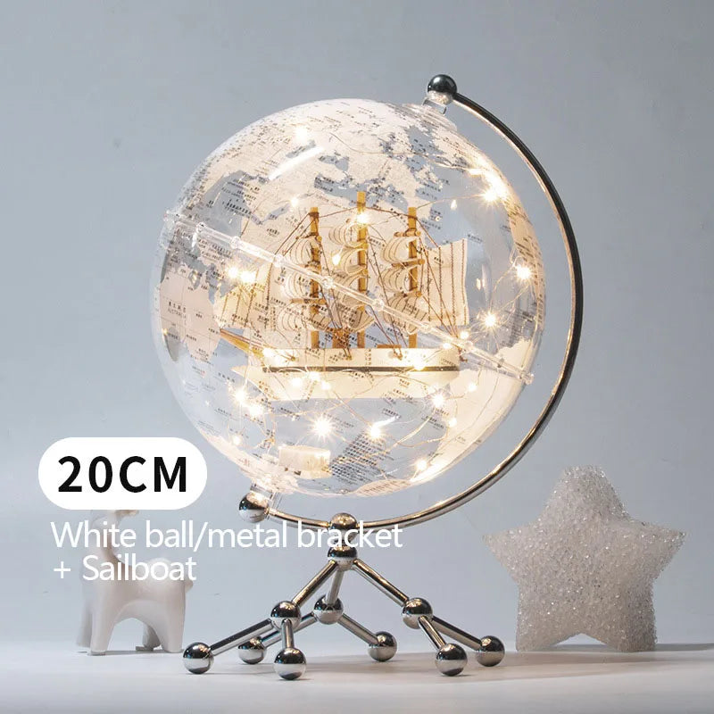 guirlande lumineuse globe étoilé à piles pour décoration - vue 9 sur 11