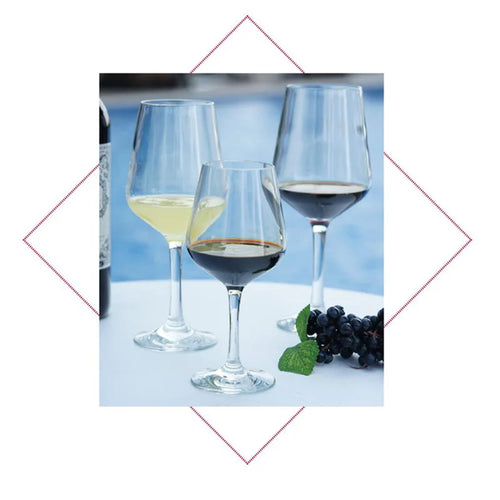 Verres a vin incassables sans pied elegants reutilisables