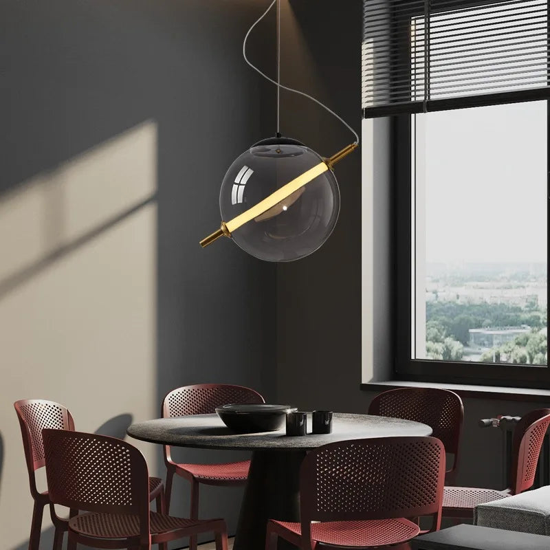 lampe de table créative en verre nordique pour enfants