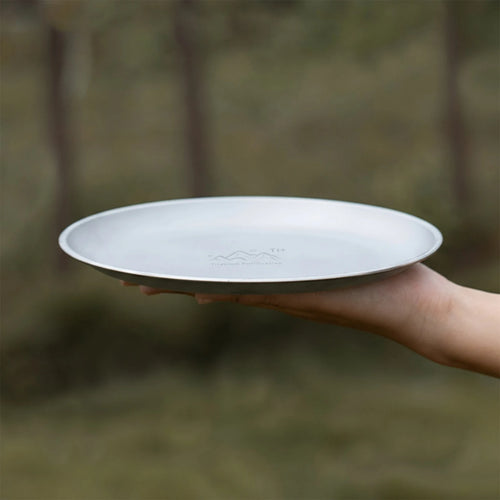 Assiette titane légère camping randonnée 14 17 20cm