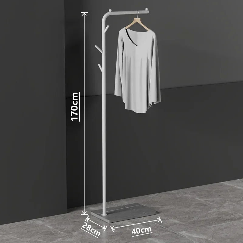 porte-vêtements nordique léger et moderne pour rangement élégant
