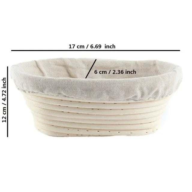 corbeille à pain en rotin panier pour cuisson et fermentation - vue 12 sur 18