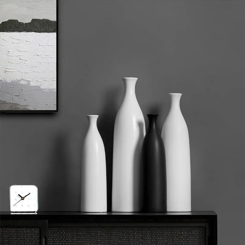vase en céramique moderne pour décoration florale élégante - vue 7 sur 14