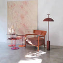 lampadaire industriel design avec abat-jour en métal