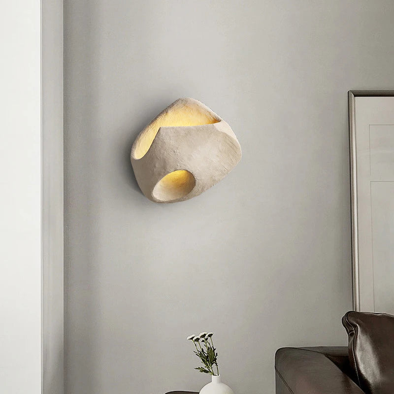 applique murale en ciment art déco pour ambiance créative - vue 5 sur 9