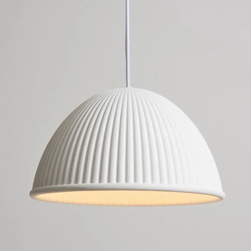 Suspension LED design moderne en résine de citrouille pour intérieur - vue 7 sur 12