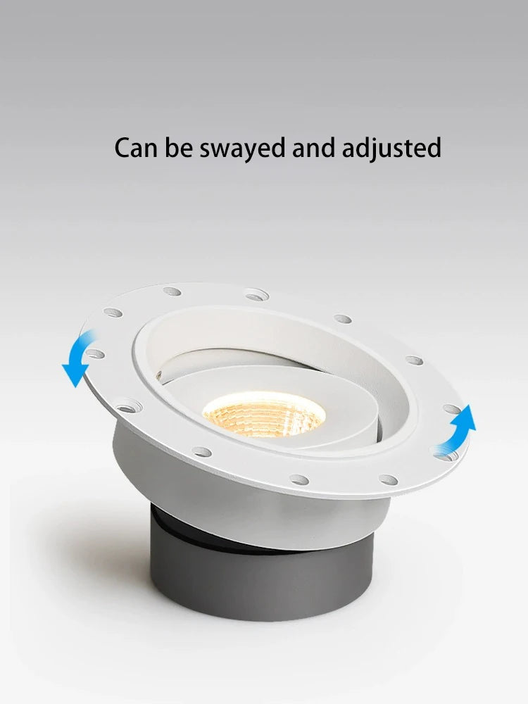 spot led ultra fin sans cadre anti-éblouissement pour maison