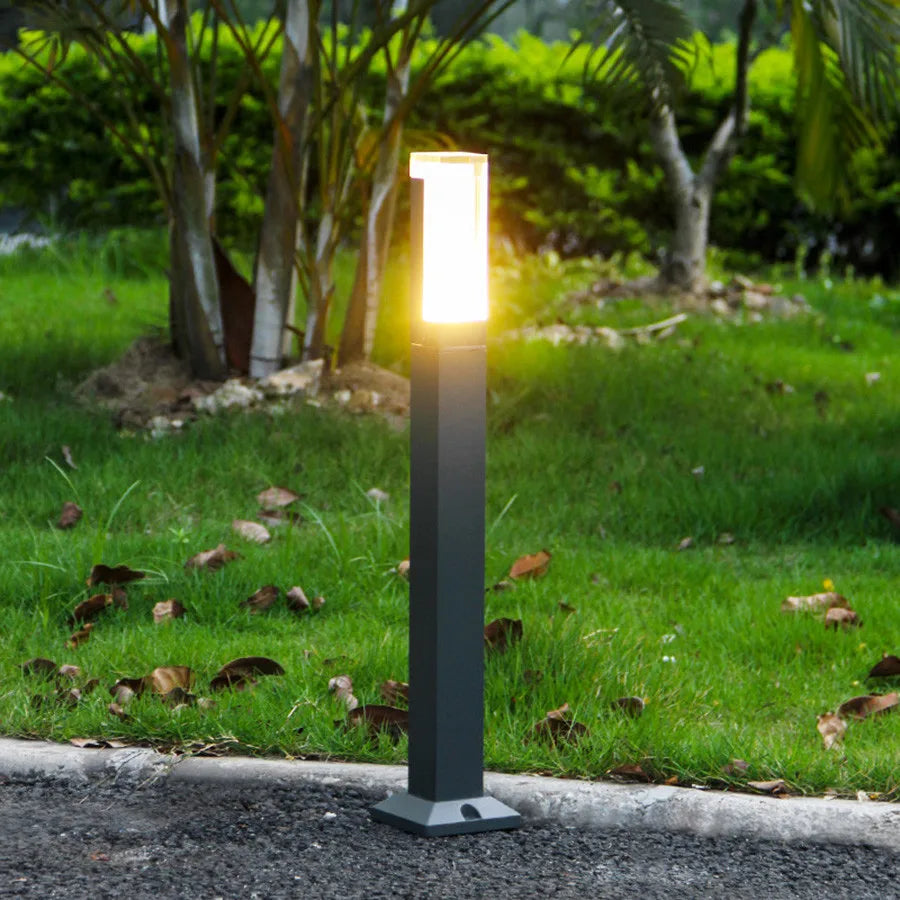 lampadaire extérieur détecteur de mouvement étanche pour jardin - vue 6 sur 18