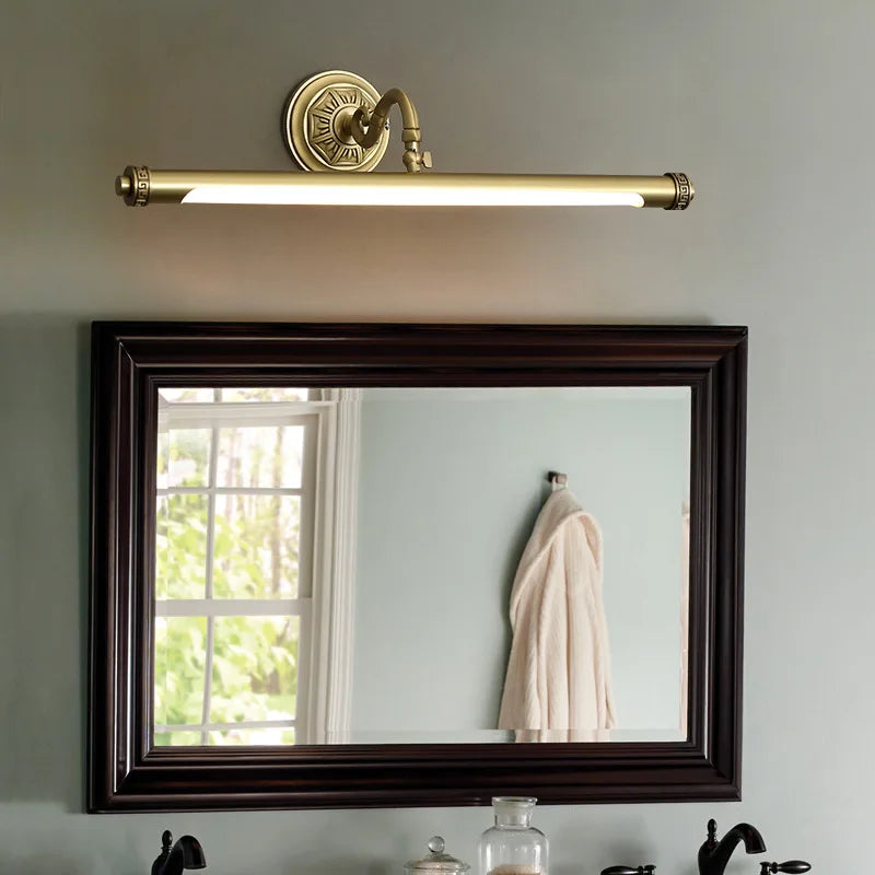 style chinois doré miroir lumières phare étanche rétro - vue 2 sur 8