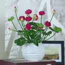 plantes artificielles mini soie décoration pour intérieur jardin et table