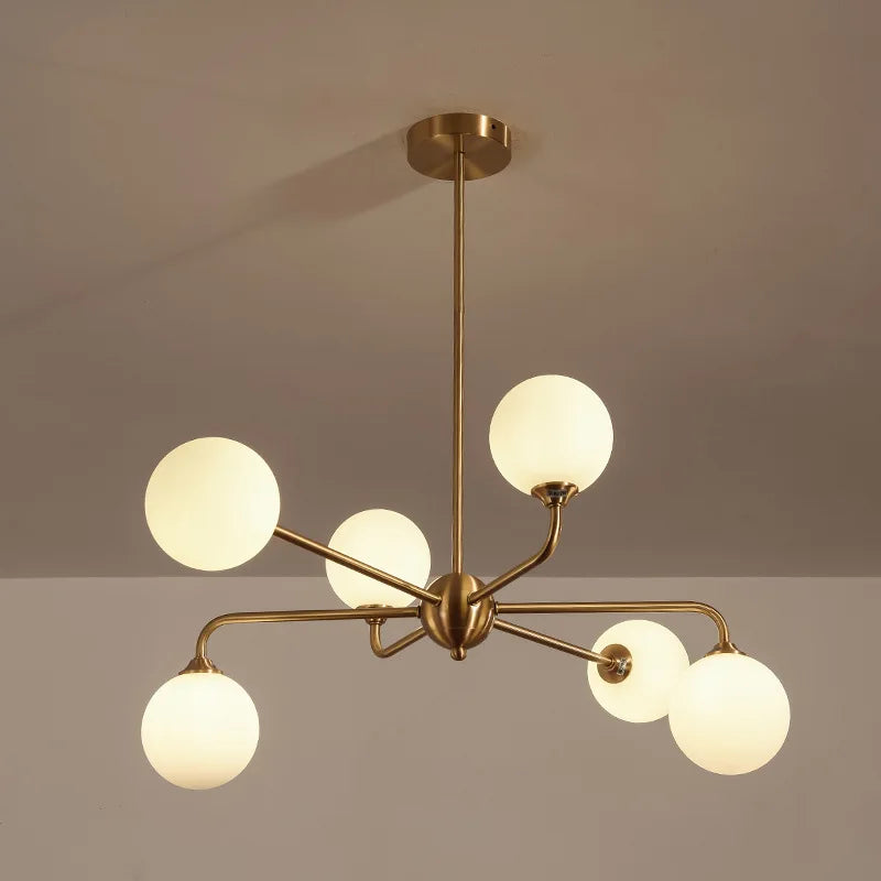 plafonnier led suspendu design nordique moderne éclairage intérieur décoratif - vue 6 sur 14