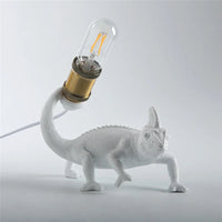 lampe de bureau moderne lézard résine éclairage décoratif pour enfants