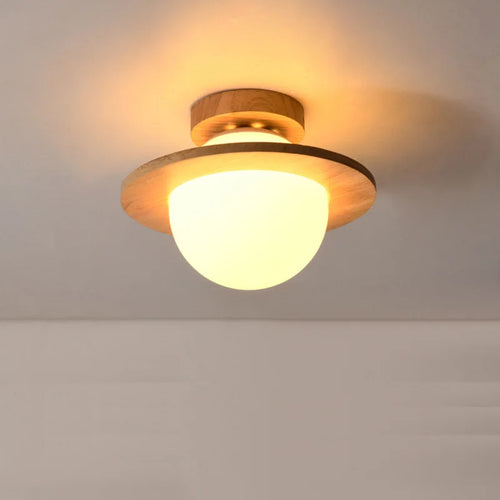 Plafonnier nordique en bois massif