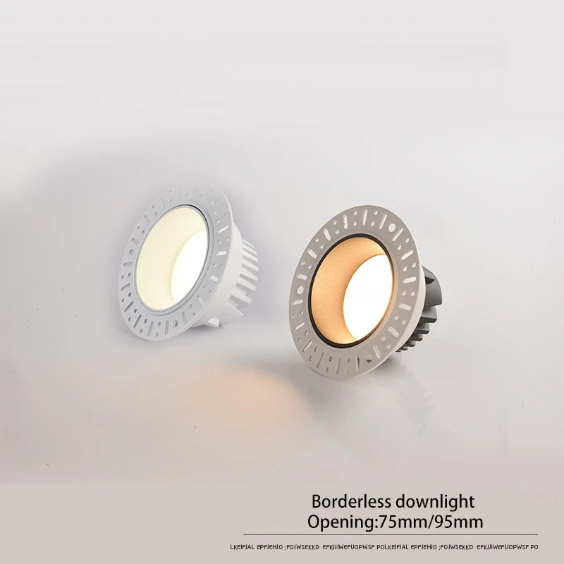 led downlight encastré bordure invisible pour éclairage intérieur magasin domicile - vue 4 sur 13