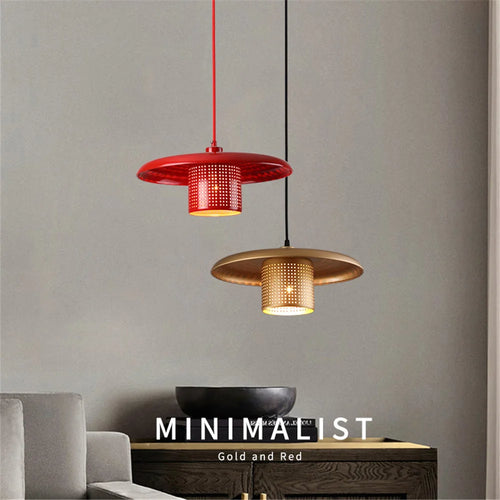 lustre à led en métal style industriel pour café et bar