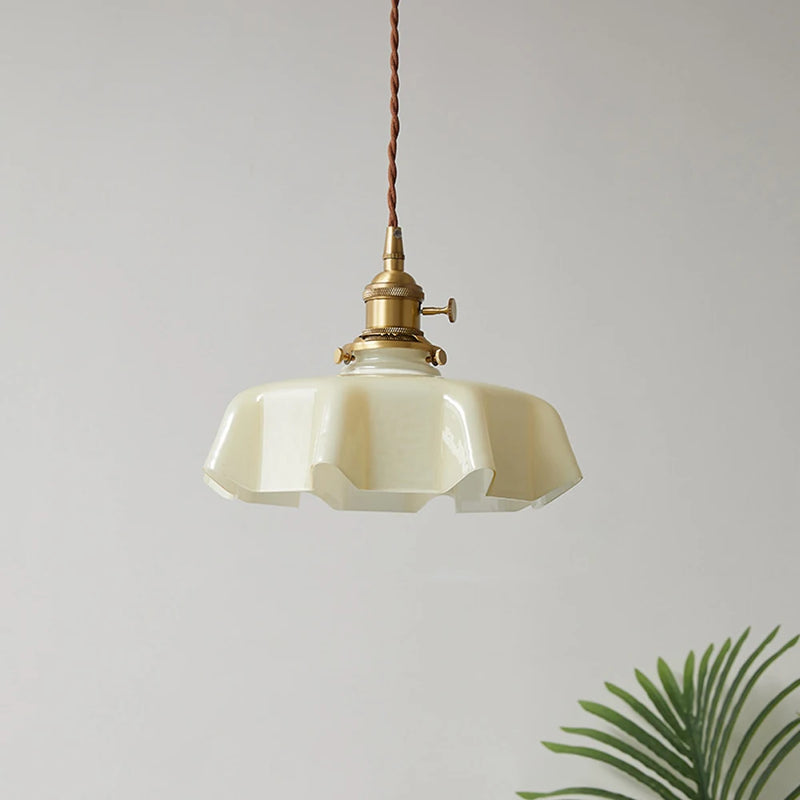 lampe suspendue rétro nordique en verre pour bar hôtel