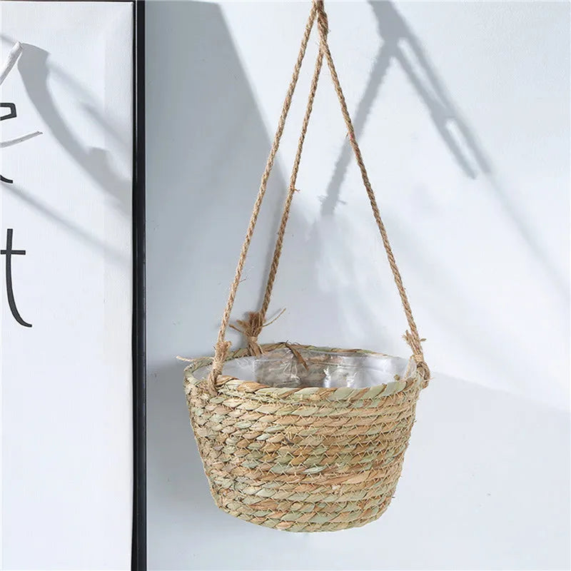 jardinière suspendue en macramé pour plantes d'intérieur et d'extérieur - vue 5 sur 10