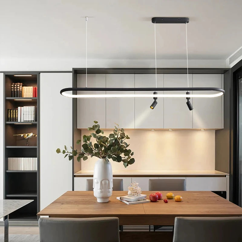 lustre nordique moderne pour décoration de table à manger - vue 4 sur 12