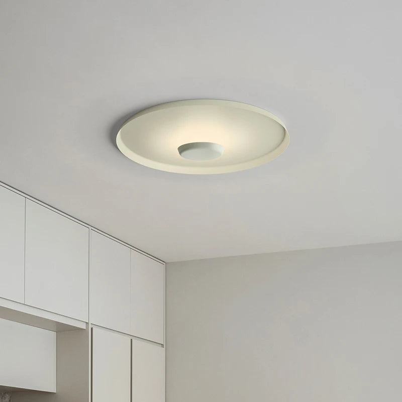 plafonnier led nordique ultra fin pour éclairage intérieur - vue 6 sur 8